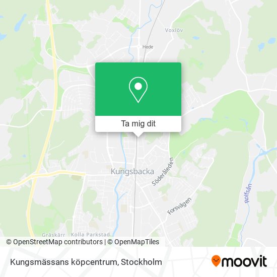 Kungsmässans köpcentrum karta