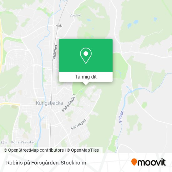 Robin's på Forsgården karta