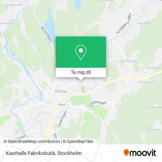 Kasthalls Fabriksbutik karta