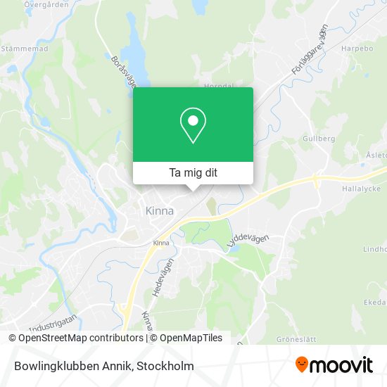 Bowlingklubben Annik karta