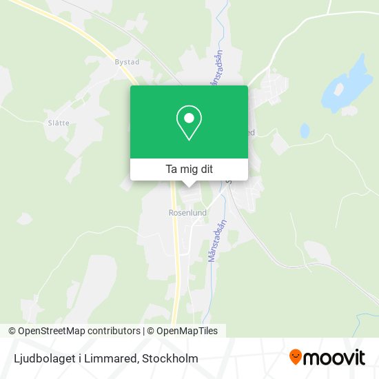 Ljudbolaget i Limmared karta