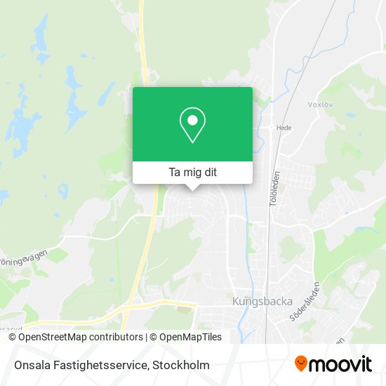 Onsala Fastighetsservice karta