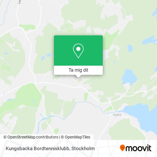 Kungsbacka Bordtennisklubb karta