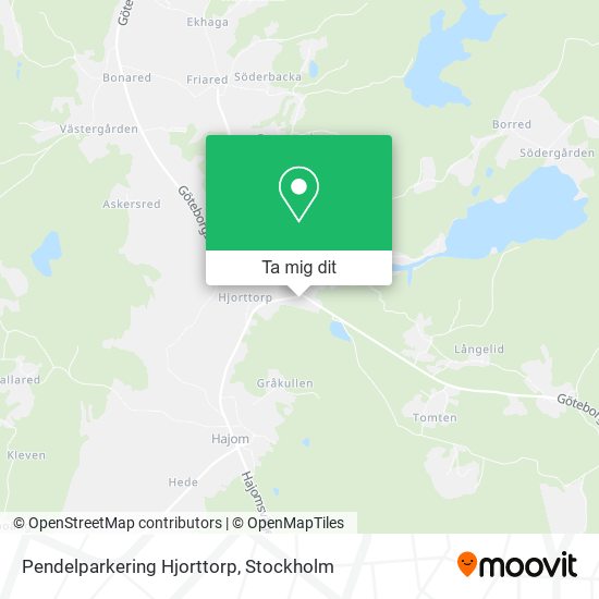 Pendelparkering Hjorttorp karta
