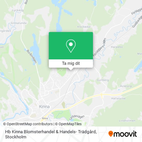 Hb Kinna Blomsterhandel & Handels- Trädgård karta