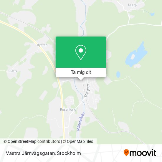 Västra Järnvägsgatan karta