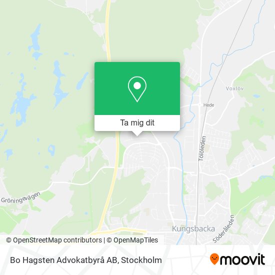 Bo Hagsten Advokatbyrå AB karta