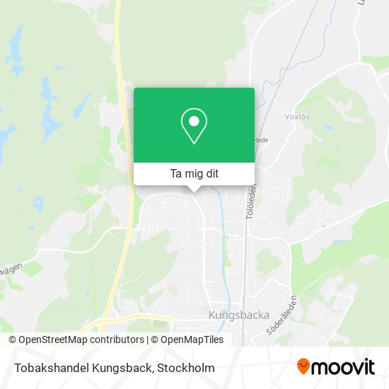Tobakshandel Kungsback karta