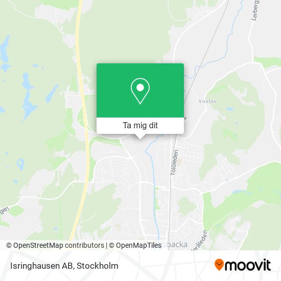 Isringhausen AB karta