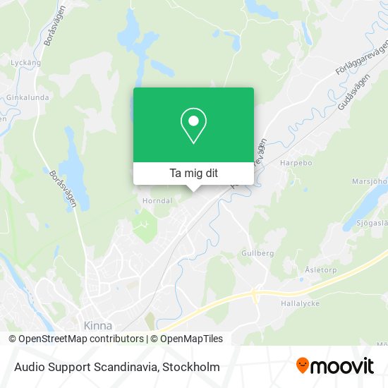 Audio Support Scandinavia karta