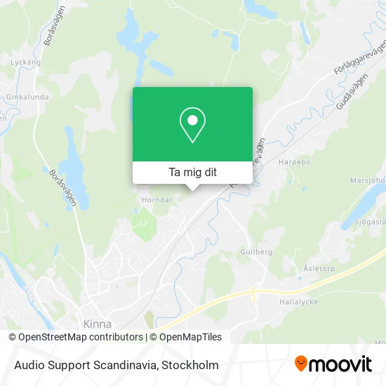 Audio Support Scandinavia karta
