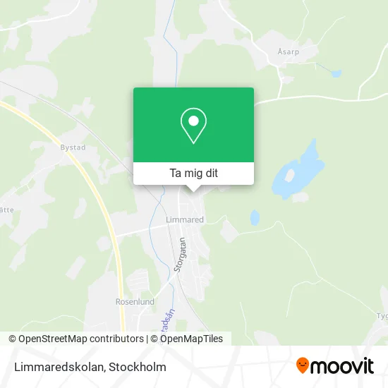 Limmaredskolan karta