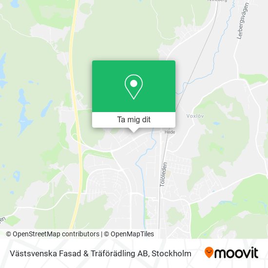 Västsvenska Fasad & Träförädling AB karta