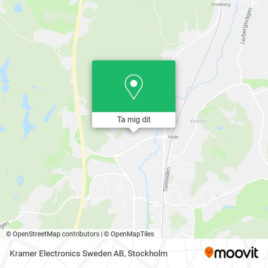 Kramer Electronics Sweden AB karta