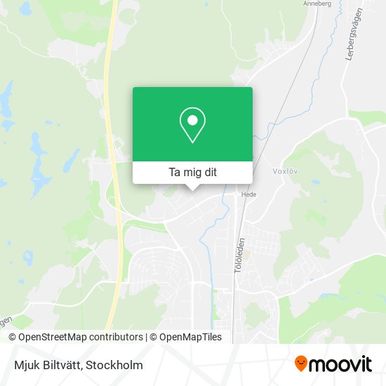 Mjuk Biltvätt karta