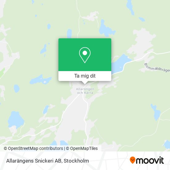 Allarängens Snickeri AB karta