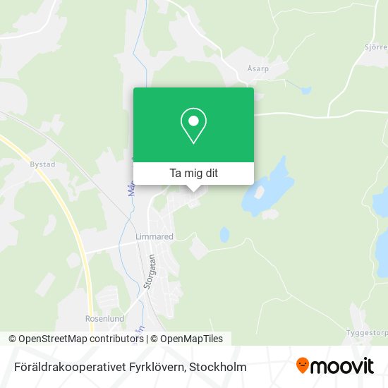 Föräldrakooperativet Fyrklövern karta