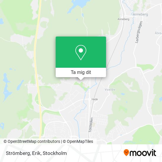 Strömberg, Erik karta