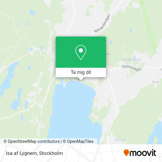 Isa af Lygnern karta