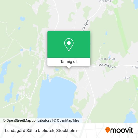 Lundagård Sätila bibliotek karta