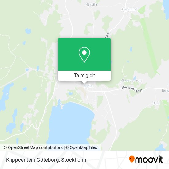 Klippcenter i Göteborg karta