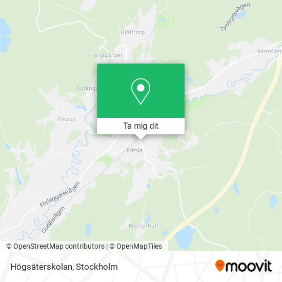 Högsäterskolan karta