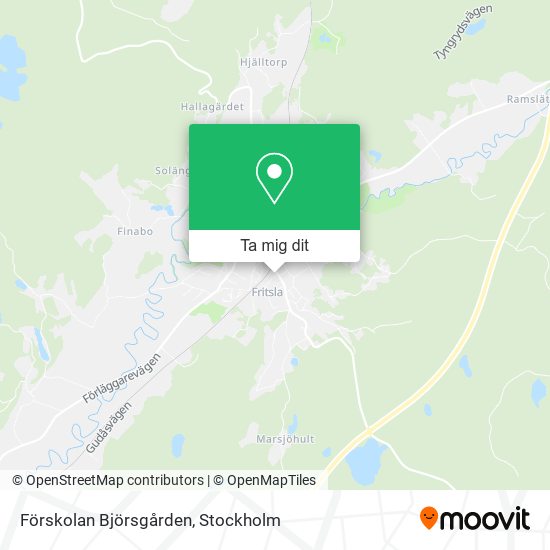 Förskolan Björsgården karta