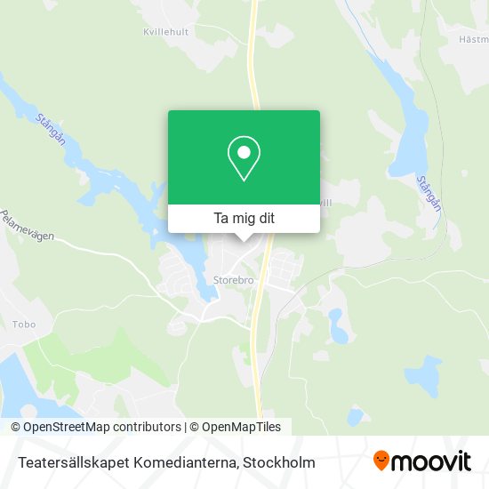 Teatersällskapet Komedianterna karta