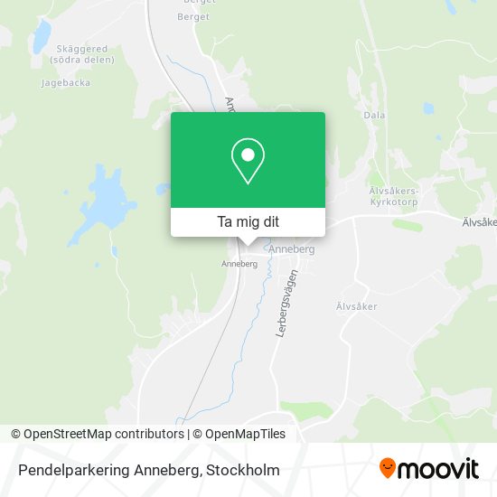 Pendelparkering Anneberg karta
