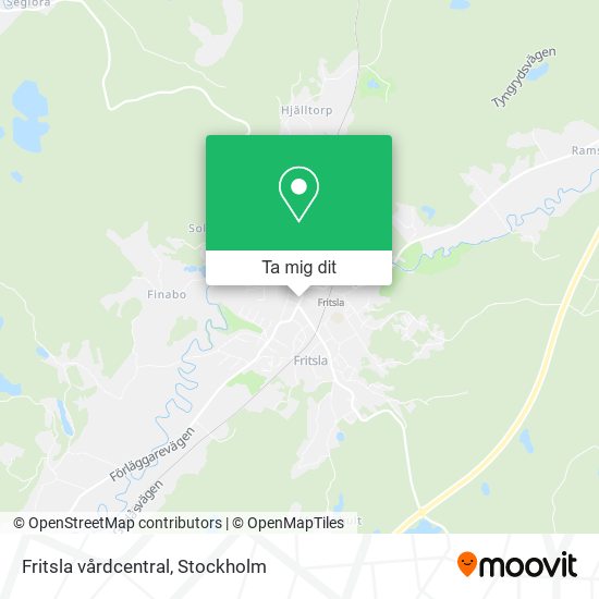 Fritsla vårdcentral karta