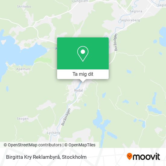 Birgitta Kry Reklambyrå karta