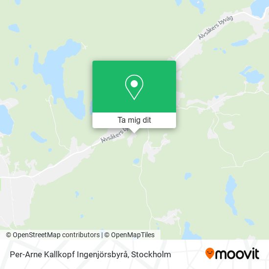 Per-Arne Kallkopf Ingenjörsbyrå karta