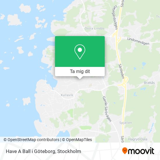 Have A Ball i Göteborg karta