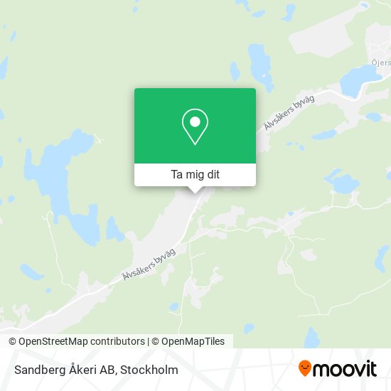 Sandberg Åkeri AB karta