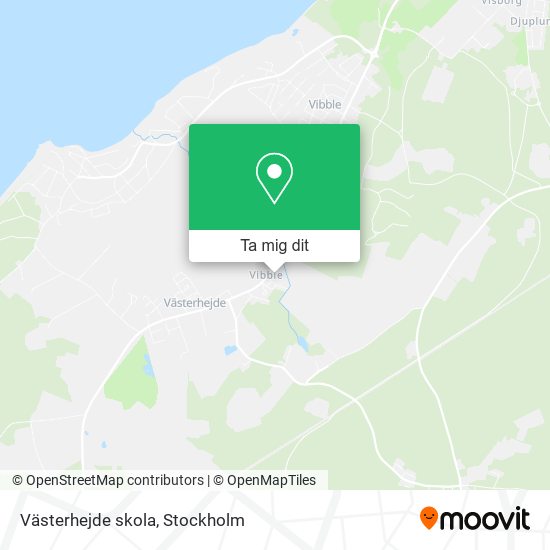 Västerhejde skola karta