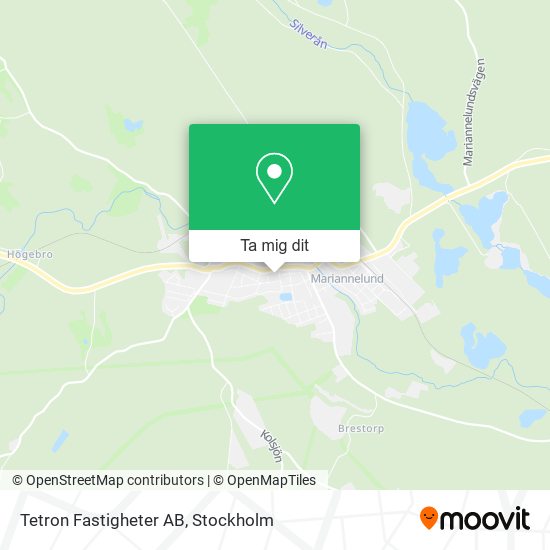 Tetron Fastigheter AB karta
