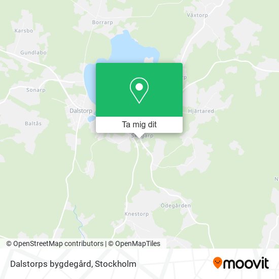 Dalstorps bygdegård karta
