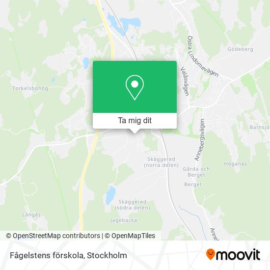 Fågelstens förskola karta