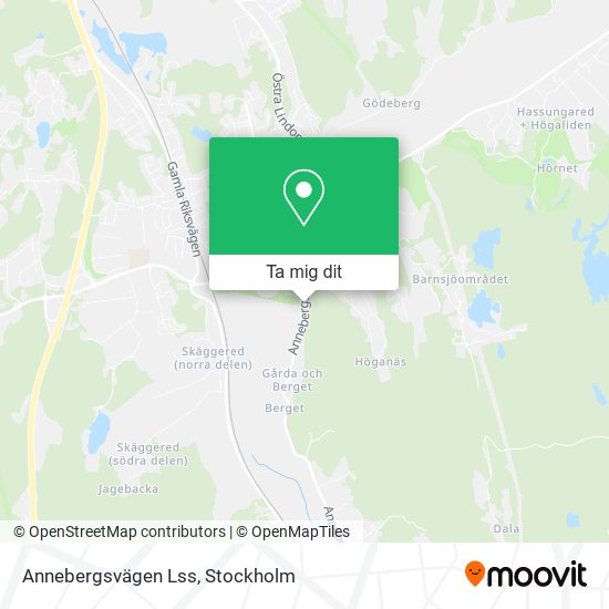 Annebergsvägen Lss karta