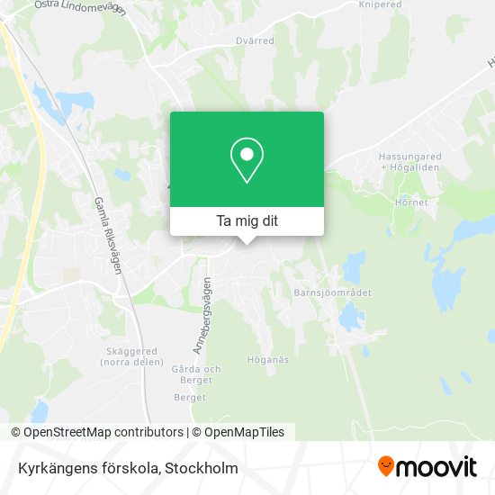 Kyrkängens förskola karta