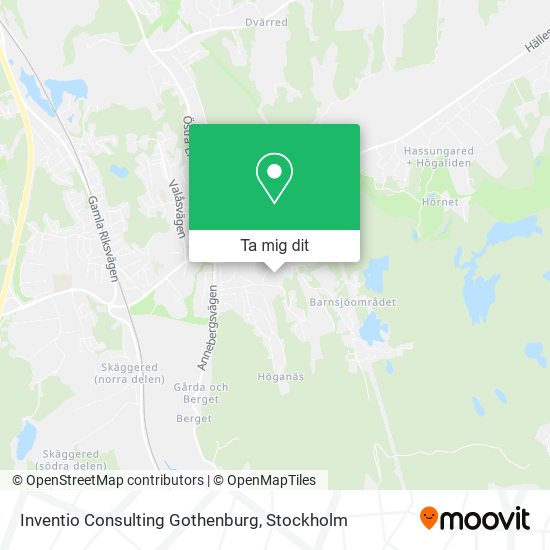 Inventio Consulting Gothenburg karta