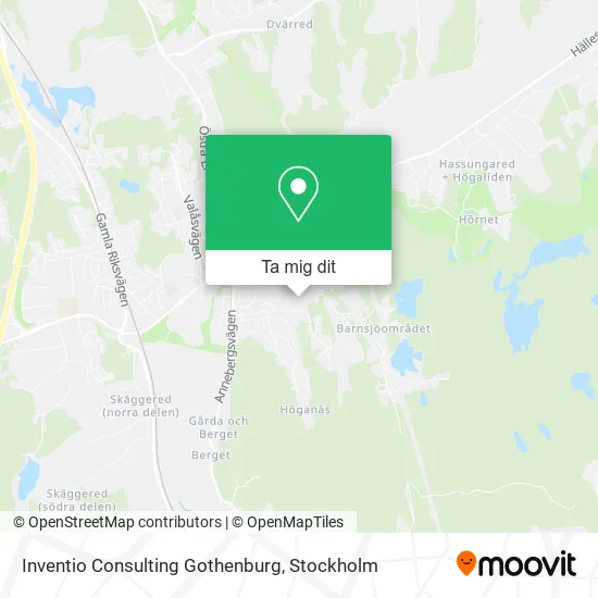 Inventio Consulting Gothenburg karta