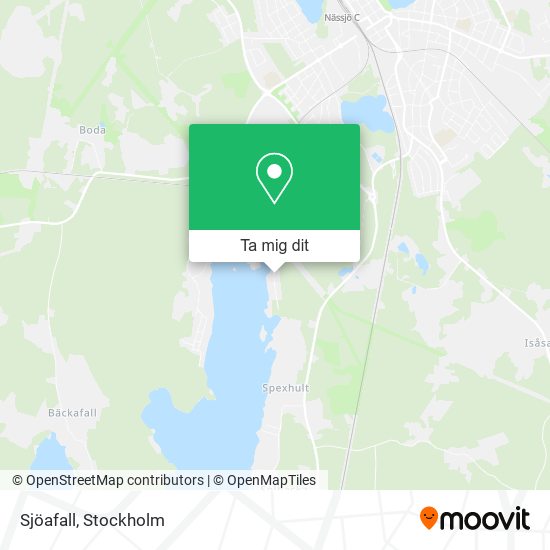 Sjöafall karta