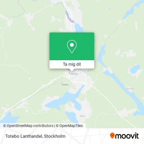 Totebo Lanthandel karta