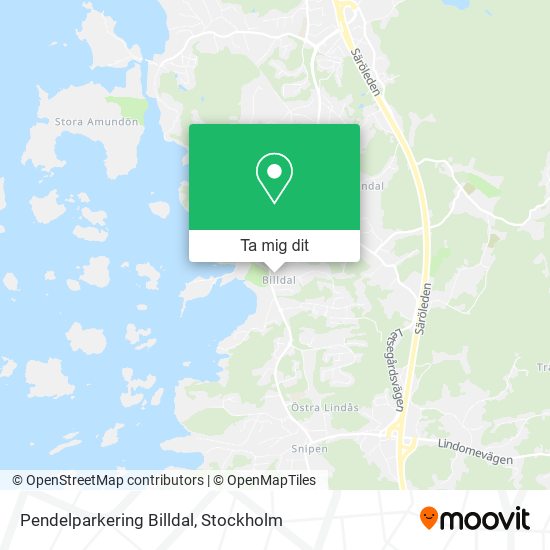 Pendelparkering Billdal karta