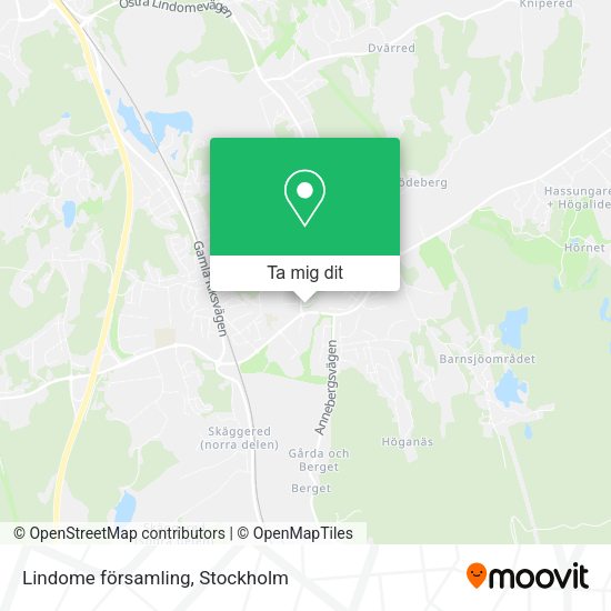 Lindome församling karta