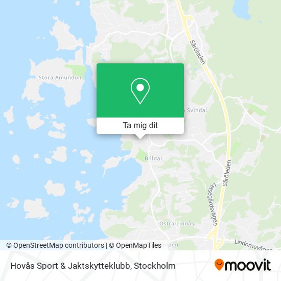 Hovås Sport & Jaktskytteklubb karta