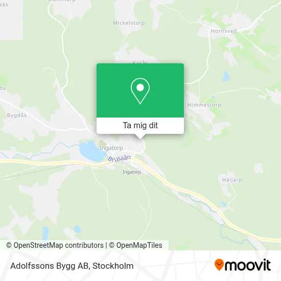 Adolfssons Bygg AB karta