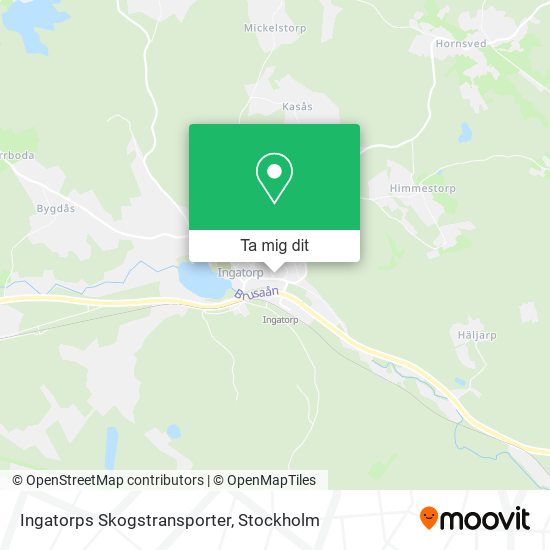 Ingatorps Skogstransporter karta