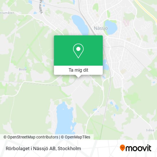 Rörbolaget i Nässjö AB karta